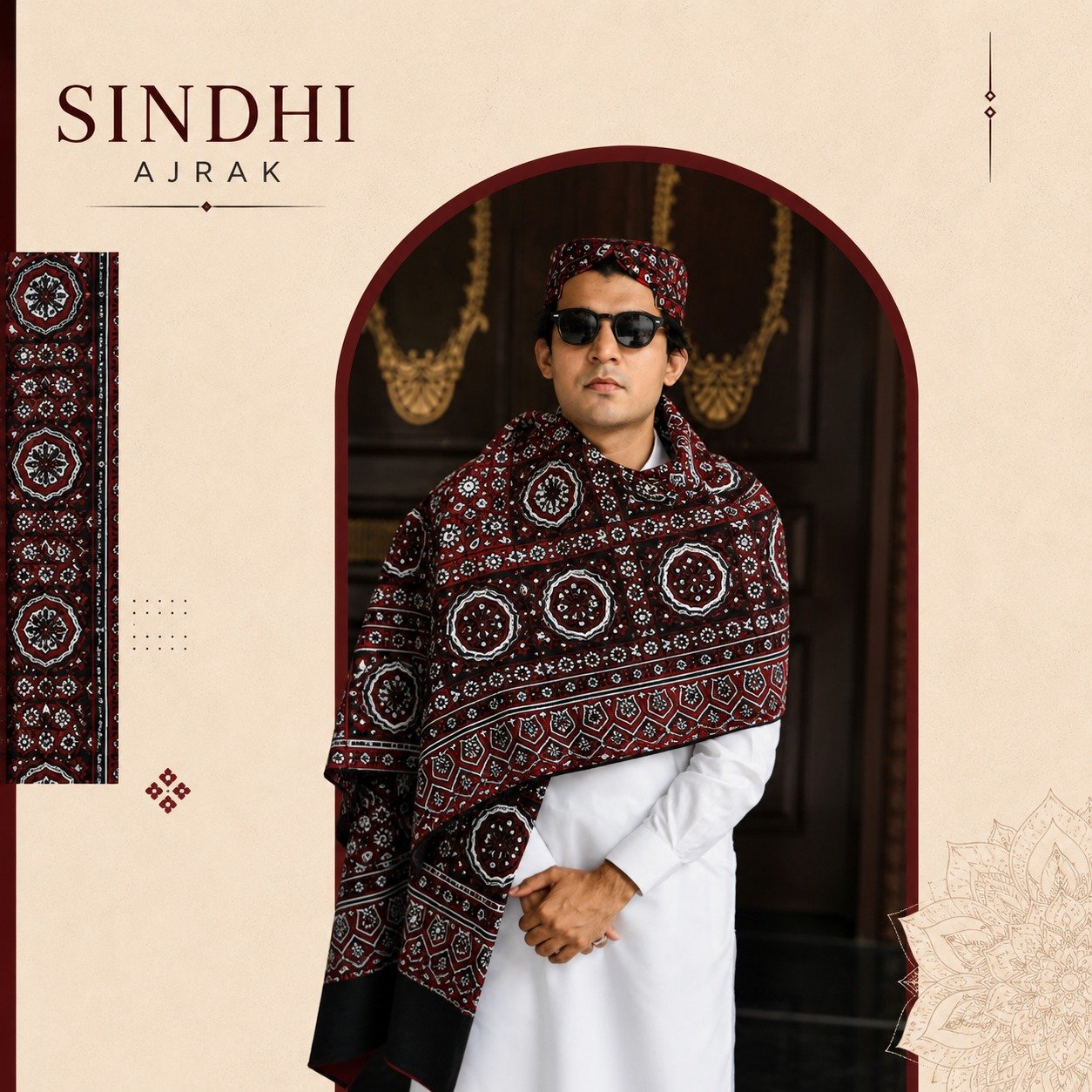 Sindhi Ajrak - Image 5